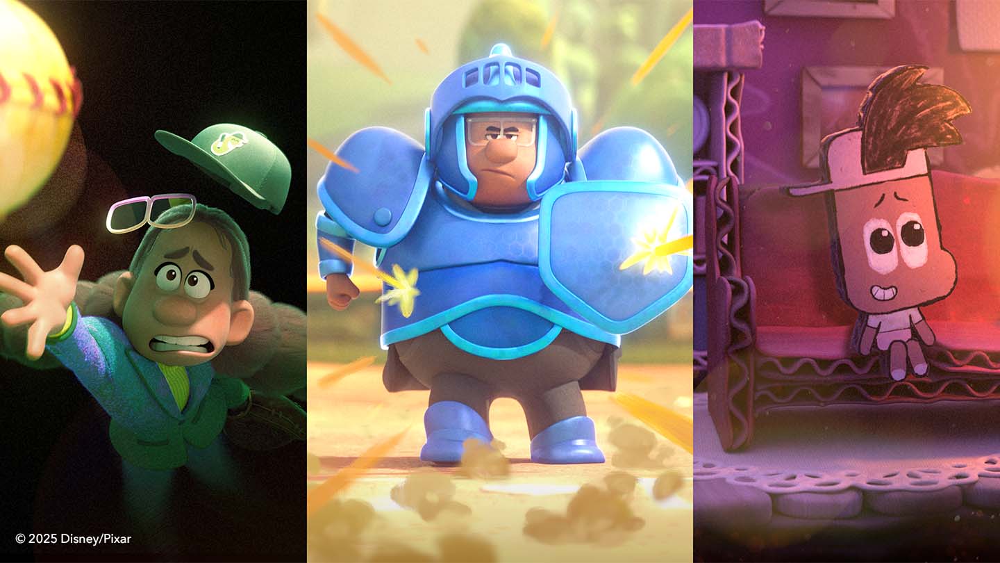 Characters across different episodes of Pixar's Win or Lose