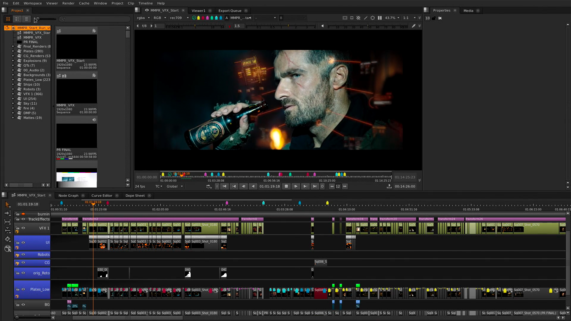 Timeline updates in Nuke Studio 10