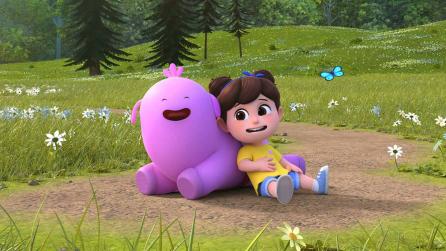 Characters from animated kid's show Remy & Boo