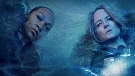 Kali Reis and Jodie Foster as Detectives Evangeline Navarro and Liz Danvers in True Detective: Night Country