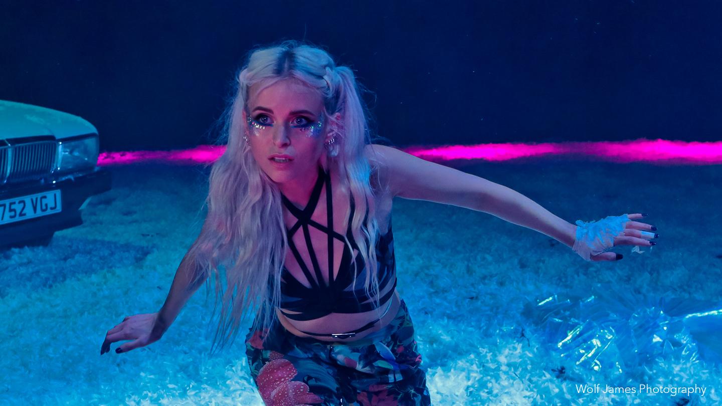 Kyla La Grange in her Hummingbird VR music video