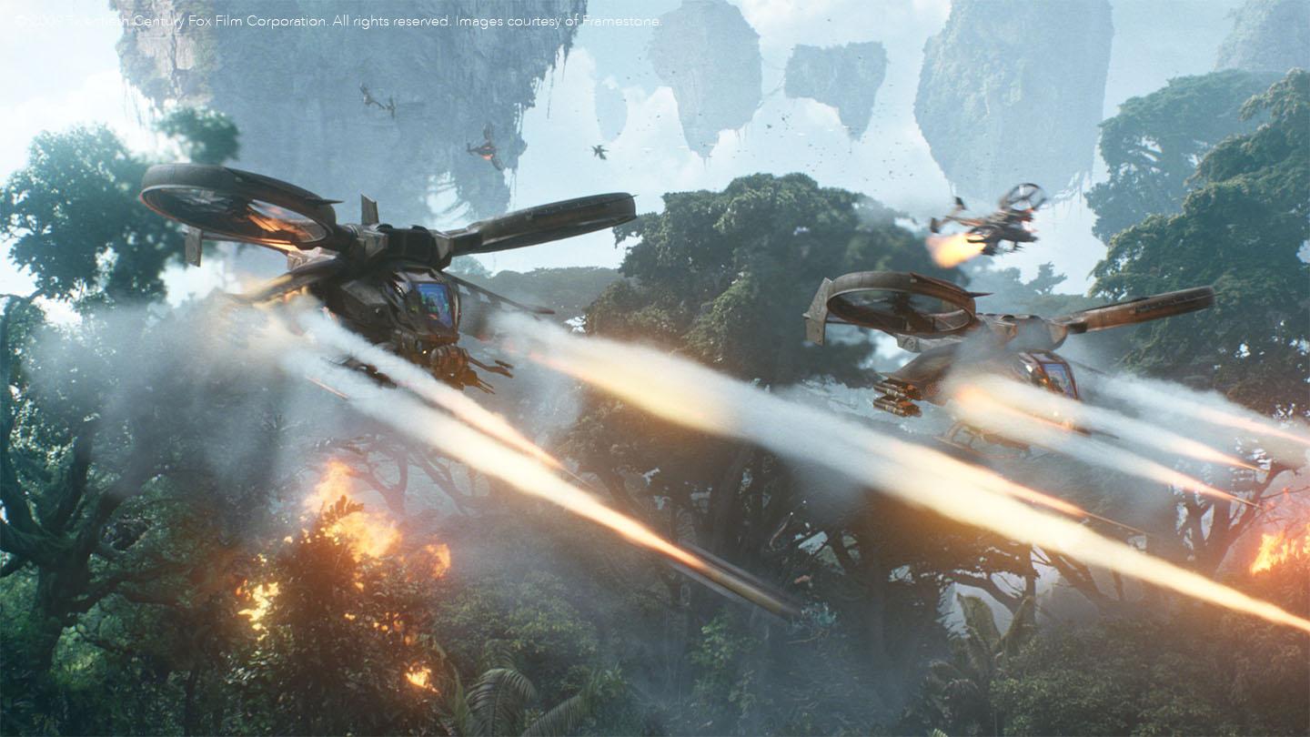 Stereoscopic still from Avatar created with Nuke and Ocula