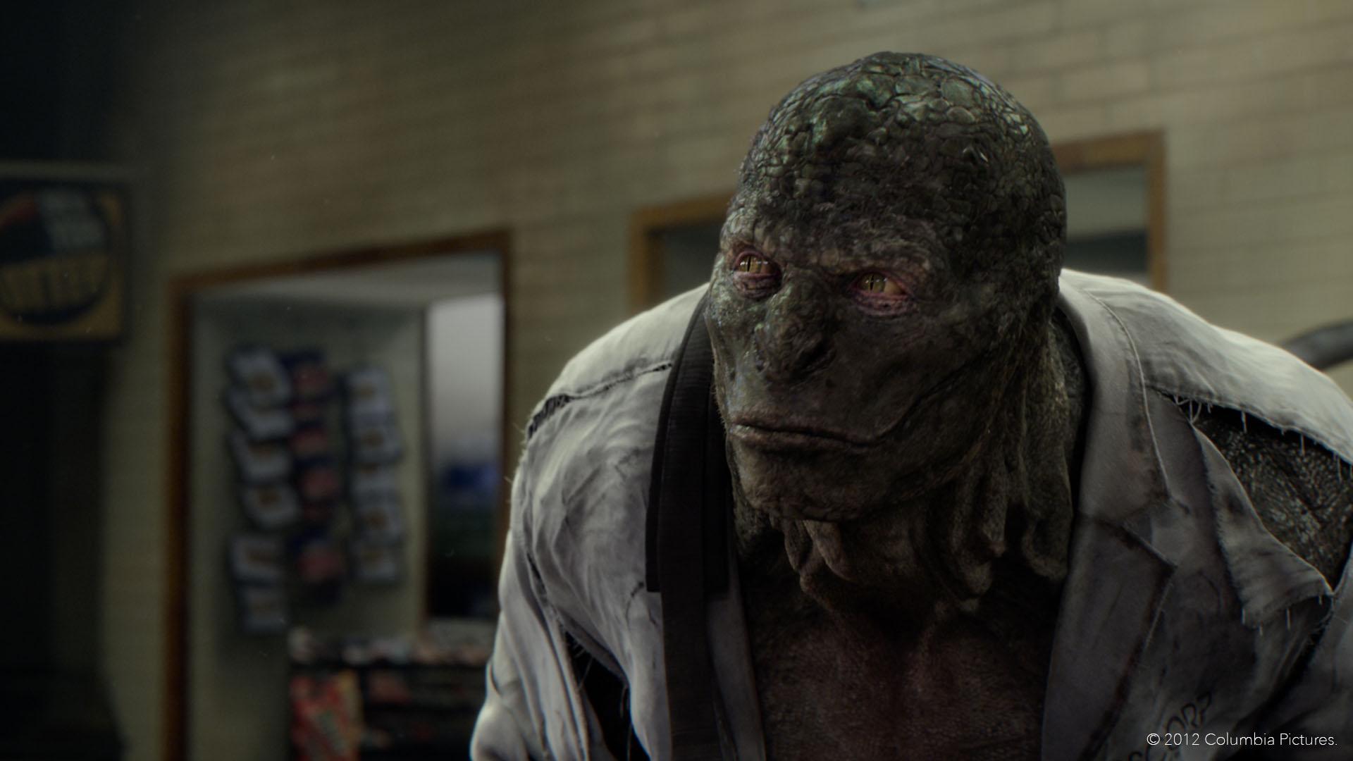 The Lizard gets some CGI lighting help from Katana for The Amazing Spiderman