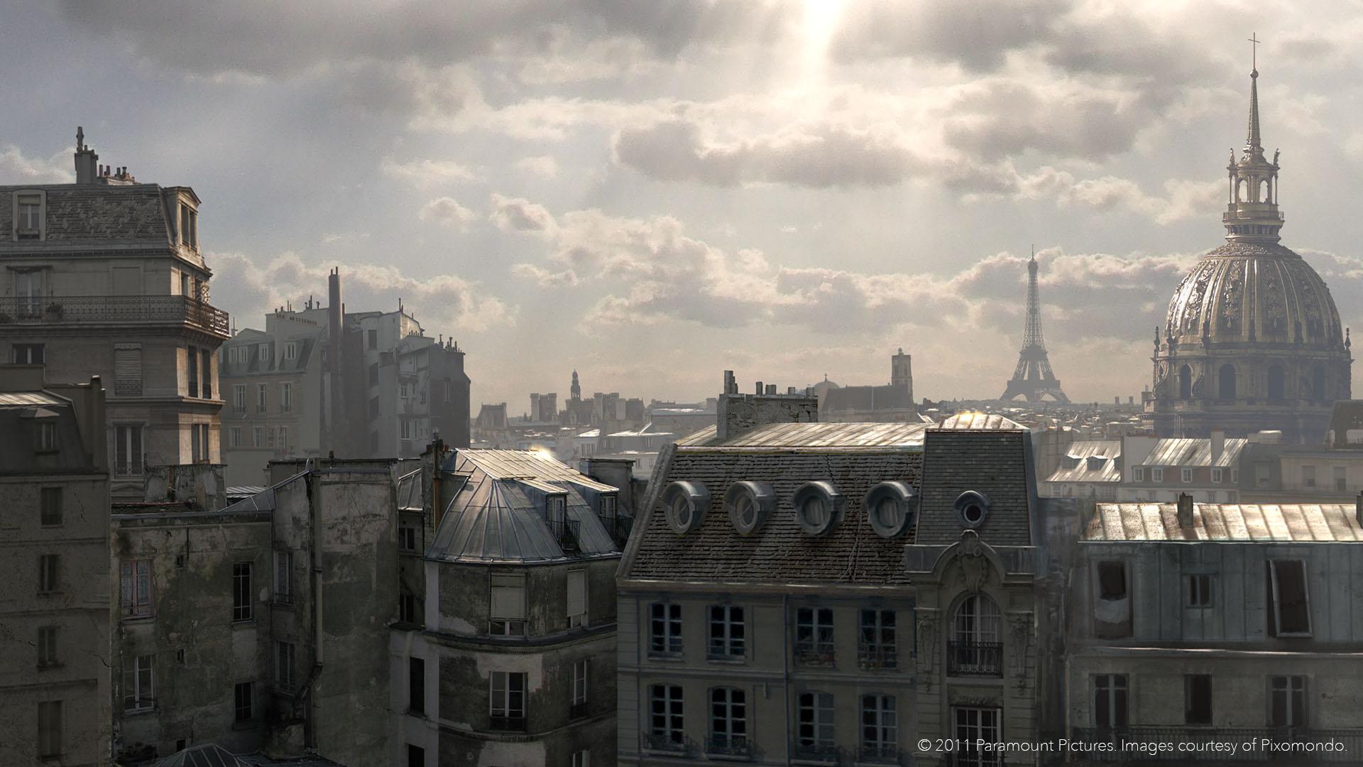 London cityscape in stereo using Ocula for Nuke