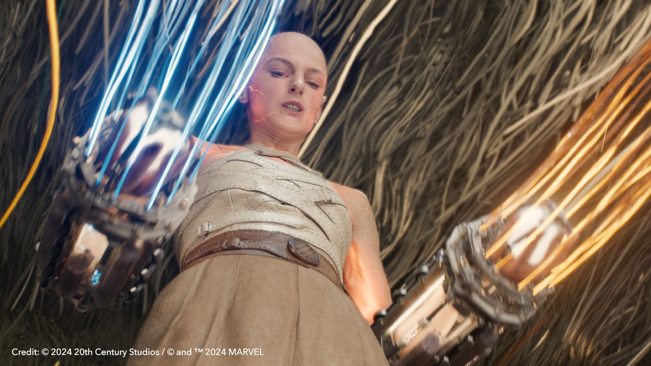 Cassandra in Deadpool & Wolverine time ripper sequence